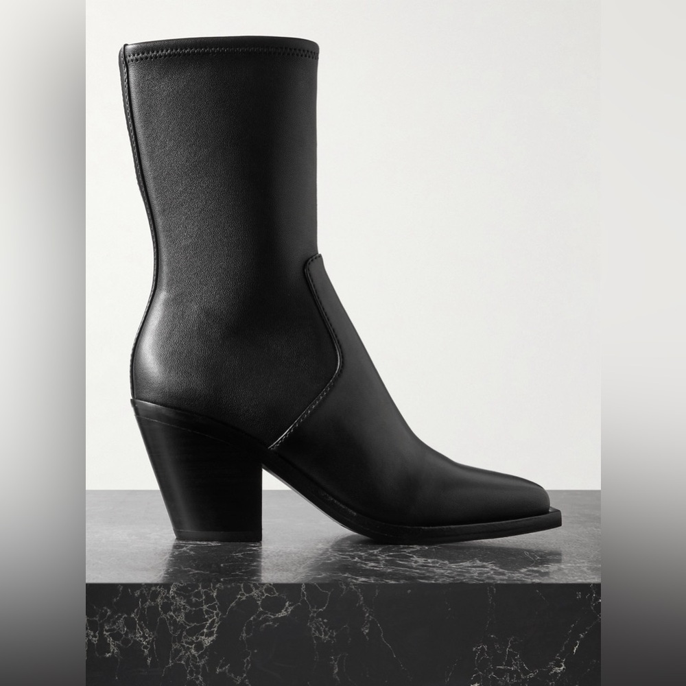 Loeffler Randall Reese Square Toe High Heel Booties